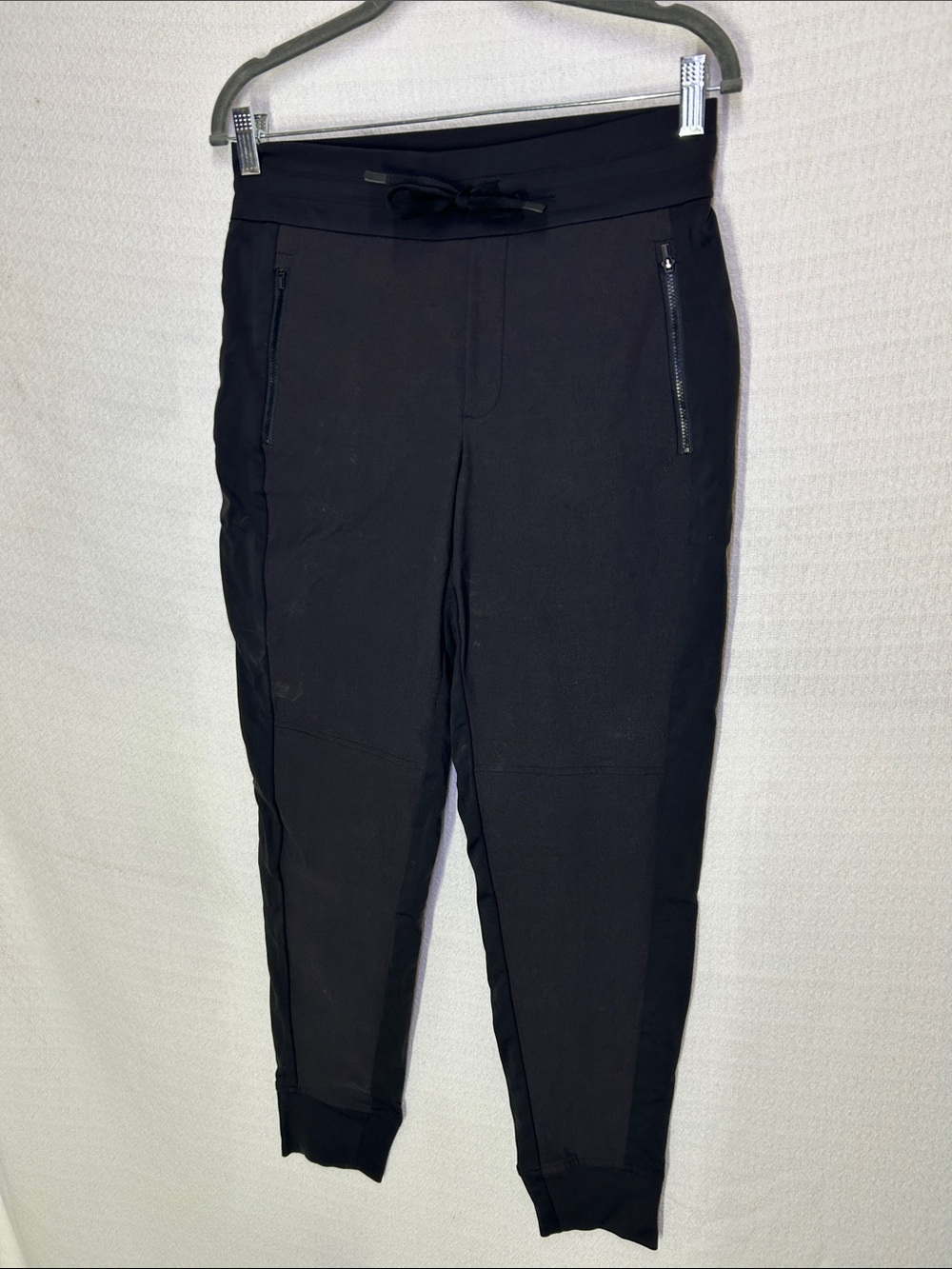 Athleta Black Zip-Pocket Jogger Pants